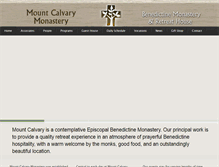 Tablet Screenshot of mount-calvary.org